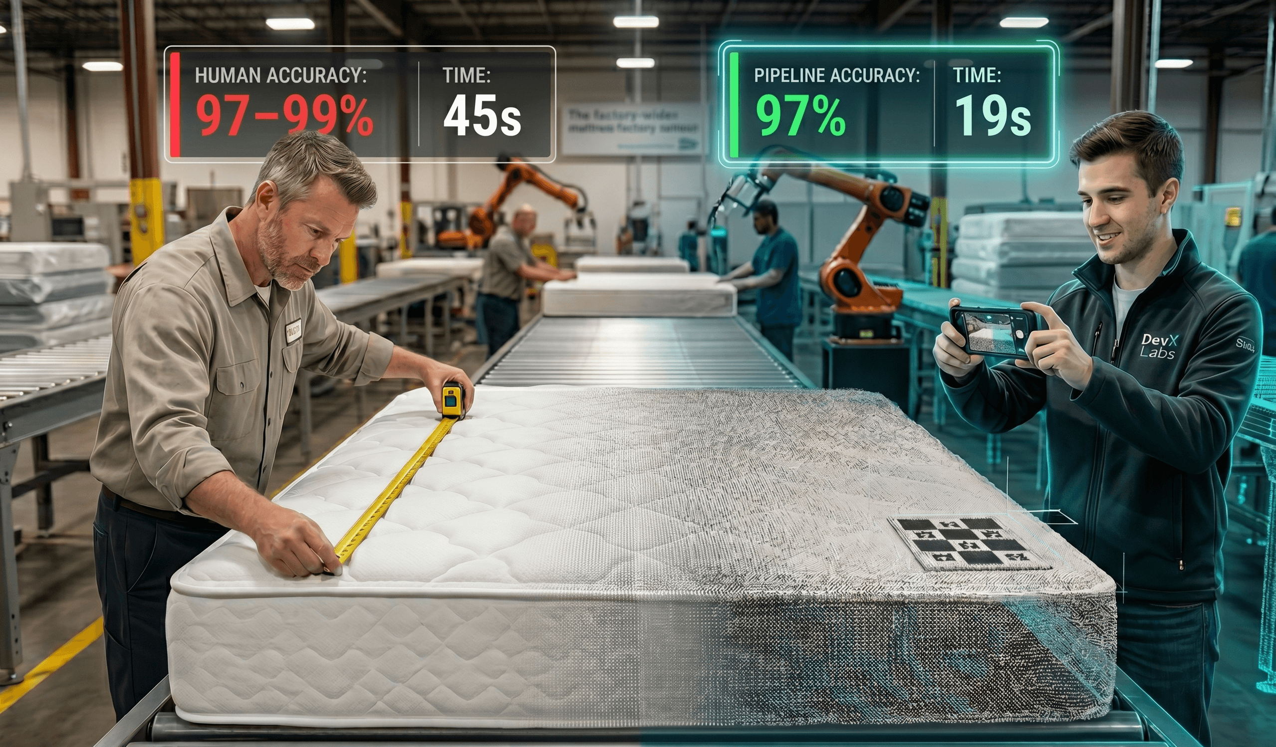 Measuring Mattresses from Photos Using a Reference Object